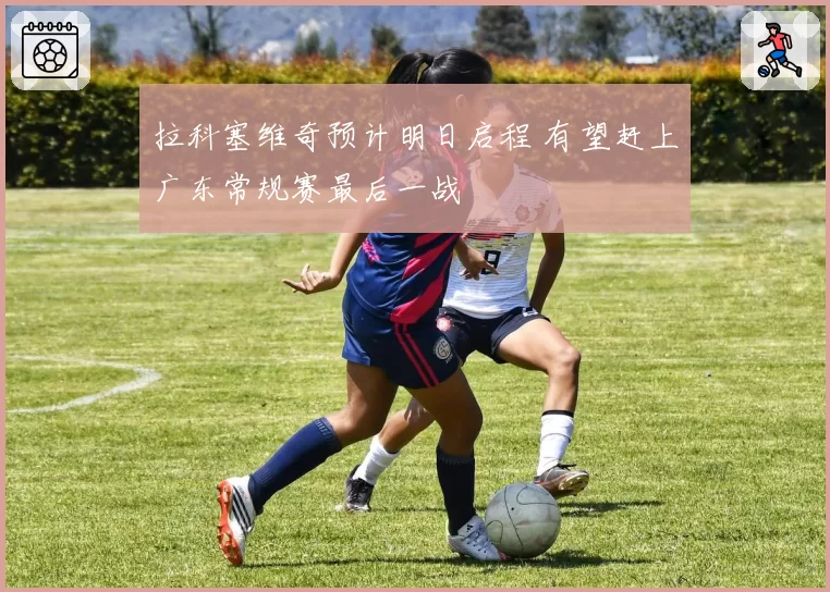 拉科塞维奇预计明日启程 有望赶上广东常规赛最后一战